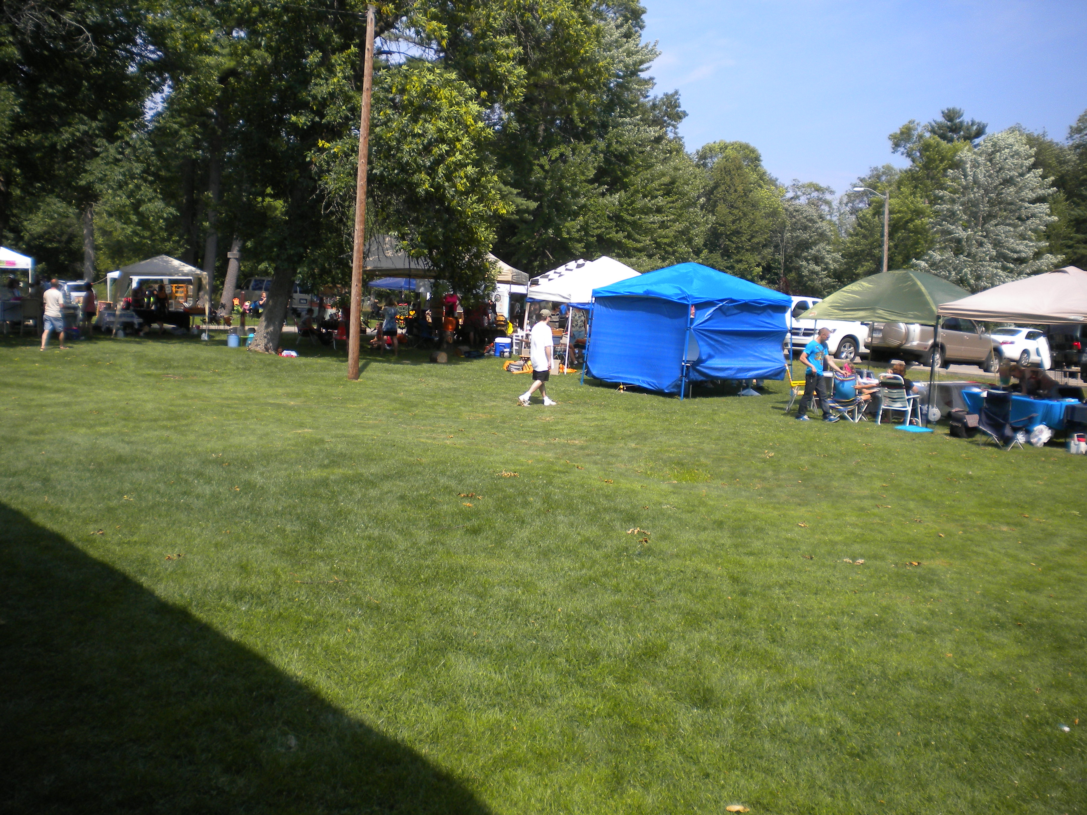 Booths at Art in the Park